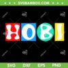 Hobi Obey Costume SVG PNG, Kpop Fan Art SVG, Colorful Block Letters Logo SVG