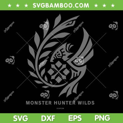 Monster Hunter Wilds SVG, Forbidden Lands Research Commission SVG PNG