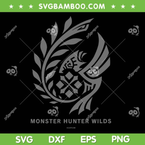Monster Hunter Wilds SVG, Forbidden Lands Research Commission SVG PNG