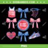 NBA Detroit Pistons Coquette Bow PNG, Basketball Detroit PNG