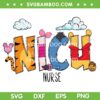 NICU Nurse Winnie the Pooh SVG, Nurse Pooh Bear Characters SVG PNG