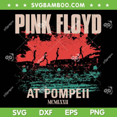 Pink Floyd Live at Pompeii SVG PNG, Pink Floyd MCMLXXII Album Art SVG