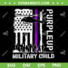 Purple Up for Military USA Flag SVG, Military Child Month 2025 SVG PNG Purple Up for Military USA Flag SVG, Military Child Month 2025 SVG PNG