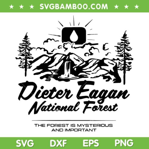 Dieter Eagan National Forest SVG, Severance Camping Hiking SVG PNG