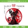Sleep Token Reaper Angel SVG PNG, Gothic Death Angel SVG, Blood Moon Metal Artwork