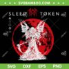 Reaper Angel Sleep Token SVG, Death Angel Album SVG PNG, Blood Moon Metal Artwork DXF SVG PNG EPS