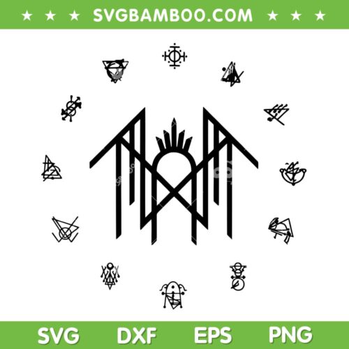 Sleep token take me back to Eden SVG, Rock Band Sleep Token Logo SVG PNG