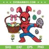 Spider man Easter Eggs SVG, Cute Spiderman Bunny SVG PNG Spider man Easter Eggs SVG, Cute Spiderman Bunny SVG PNG