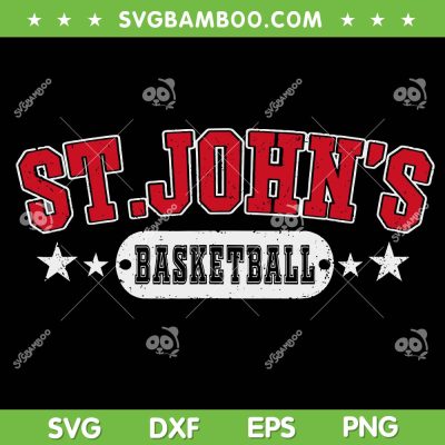 St John's Basketball SVG PNG, St John's Red Storm Football SVG