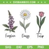 Subtle Floral Anti Trump SVG, Flowers Foxglove Daisy Tulip SVG PNG Subtle Floral Anti Trump SVG, Flowers Foxglove Daisy Tulip SVG PNG