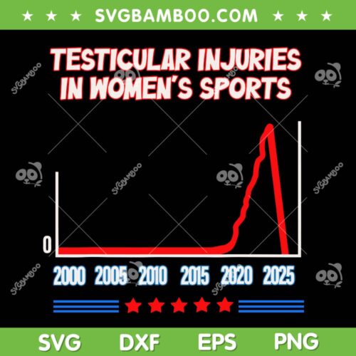 Testicular Injuries in Women's Sports SVG, Funny Saying Testicular Injuries SVG PNG