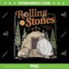 Jesus Rolling Stones Since AD33 PNG, The Stone Was Rolled Away He Is Alive PNG Retro Christian Easter PNG