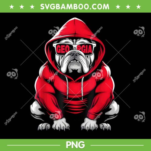 Vintage Georgia Bulldogs PNG, Retro Classic Georgia Sunglasses PNG