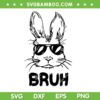 Bunny With Sunglasses Bruh SVG, Funny Bruh Easter Bunny SVG PNG Bunny With Sunglasses Bruh SVG, Funny Bruh Easter Bunny SVG PNG
