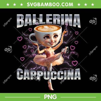 Ballerina Cappuccina PNG, Funny Cappuccino Dancing Ballet PNG Ballerina Cappuccina PNG, Funny Cappuccino Dancing Ballet PNG
