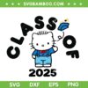 Boy Hello Kitty Class of 2025 SVG, Sanrio Kitty Boy Graduation SVG PNG