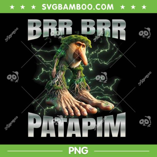 Brr Brr Patapim PNG, Meme Italian Brainrot PNG