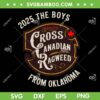 Cross Canadian Ragweed 2025 SVG PNG, The Boys From Oklahoma Concert 2025 SVG