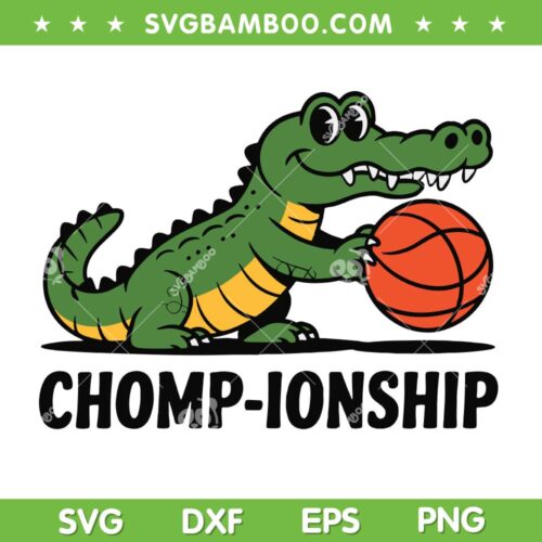 Florida Gators Chomp-ionship SVG, Funny Alligator Florida National Champions SVG PNG