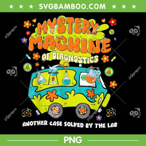 Funny Lab Week 2025 PNG, Retro Mystery Machine Of Diagnostics PNG