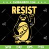 Funny Penguin Resist SVG, Penguins Protest Against Tariffs SVG PNG