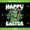 Bunny Smoking Weed PNG, Happy 420 Easter PNG, Easter Bunny Cannabis PNG