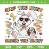 Bunny Happy 420 Easter SVG PNG, Skip The Hunt Smoke The Blunt SVG, Funny Bunny Smoking Weed SVG