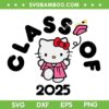 Hello Kitty Class Of 2025 SVG, Kawaii Kitty Graduation Seniors SVG, Hello Kitty in Cap and Robe DXF SVG PNG EPS Hello Kitty Class Of 2025 SVG, Kawaii Kitty Graduation Seniors SVG, Hello Kitty in Cap and Robe DXF SVG PNG EPS