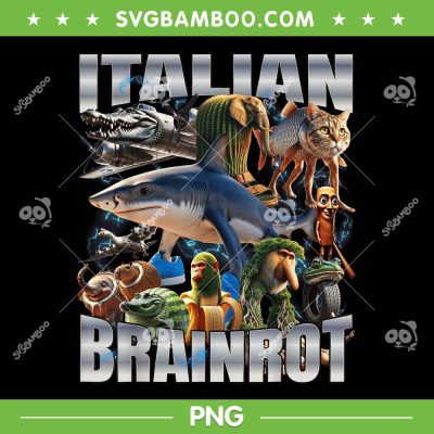 Italian Brainrot PNG, Funny Meme Characters 2025 PNG