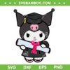 Kuromi Graduation SVG, Kawaii Hello Kitty Friends Kuromi Senior SVG PNG