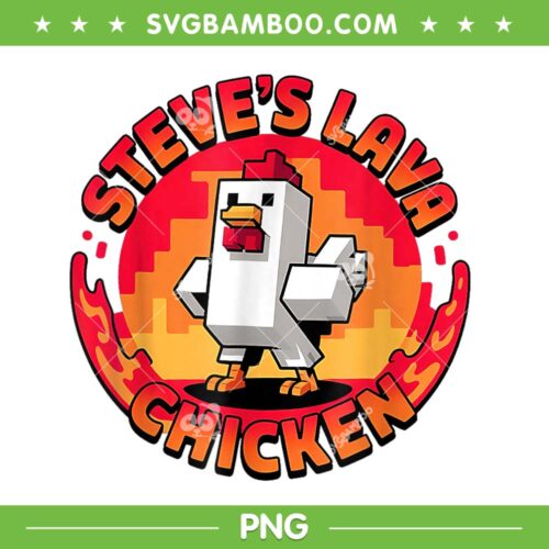 Steves Lava Chicken PNG, Minecraft Movie Meme Steve Chicken Jockey PNG