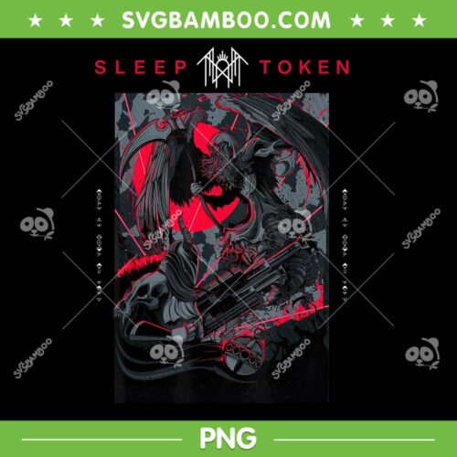 Sleep Token 2025 Tour PNG, Sleep Token Band Death Reaper PNG