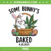 Some Bunnys Baked Easter 2025 PNG, Easter Bunny 420 Meme PNG