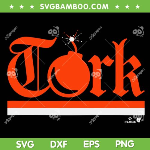 Spencer Torkelson Tork Bomb SVG, Detroit Tigers Baseball Tork Bomb SVG PNG