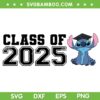 Stitch Class of 2025 SVG PNG, Disney Lilo and Stitch Graduation 2025 SVG