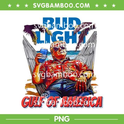 Trump Bud Light Beer PNG, Trump Gulf of America PNG, Donald Trump Hawaii Summer Beach PNG
