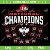 UConn Huskies National Champions SVG, Uconn Womens Basketball Champs 2025 SVG PNG UConn Huskies National Champions SVG, Uconn Womens Basketball Champs 2025 SVG PNG