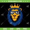 Vintage Royals Lion SVG, Royals Name Proud Classic SVG PNG