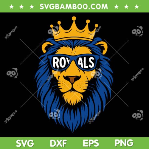 Vintage Royals Lion SVG, Royals Name Proud Classic SVG PNG