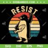 Retro Penguin Resist SVG PNG, Penguins Protest Against Tariffs SVG Retro Penguin Resist SVG PNG, Penguins Protest Against Tariffs SVG