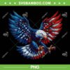 Bald Eagle American Flag PNG, Eagle 4th of July PNG, Eagle US Flag Patriotic PNG