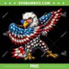 Bald Eagle Patriotic Dabbing PNG, American Flag Eagle 4th of July PNG Bald Eagle Patriotic Dabbing PNG, American Flag Eagle 4th of July PNG