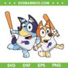 Bluey Buffalo Bills SVG PNG, Bluey Family Baseball SVG, Dad Mom Bluey NFL Teams SVG