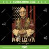 Pope Leo XIV America Flag PNG, Da Pope PNG