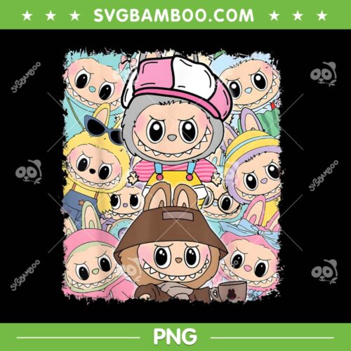 Cute Labubu The Monsters PNG, Funny Labubu Lover PNG