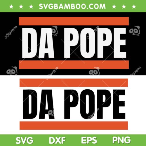 Da Pope SVG PNG, Pope Leo XIV America Chicago SVG