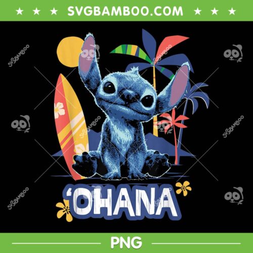 Stitch Ohana Surf Beach PNG, Disney Lilo and Stitch Live Action PNG