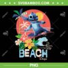 Disney Lilo Stitch Beach Days PNG, Stitch Live Action Movie Surf PNG
