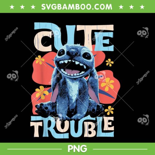 Disney Lilo Stitch Movie Live Action PNG, Stitch Cute Trouble PNG