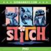 Stitch Live Action Movie Tropical Trio PNG, Disney Lilo and Stitch Moods PNG